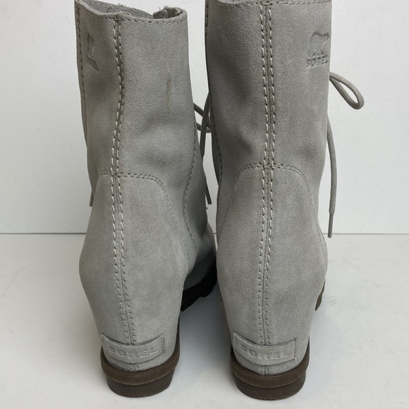 Sorel Women's Joan of Arctic Wedge II Waterproof Boots Grey Sz 10 Boho Winter - Picture 10 of 16